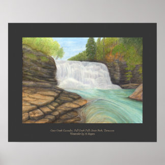 Cascadas de Cane Creek - Impresión de arte de casc