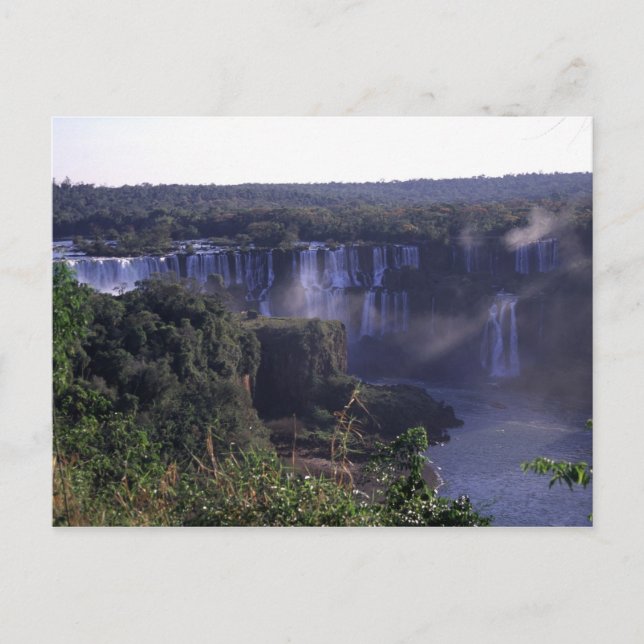 Cascadas de Iguacu, Brasil y Argentina, postal (Anverso)