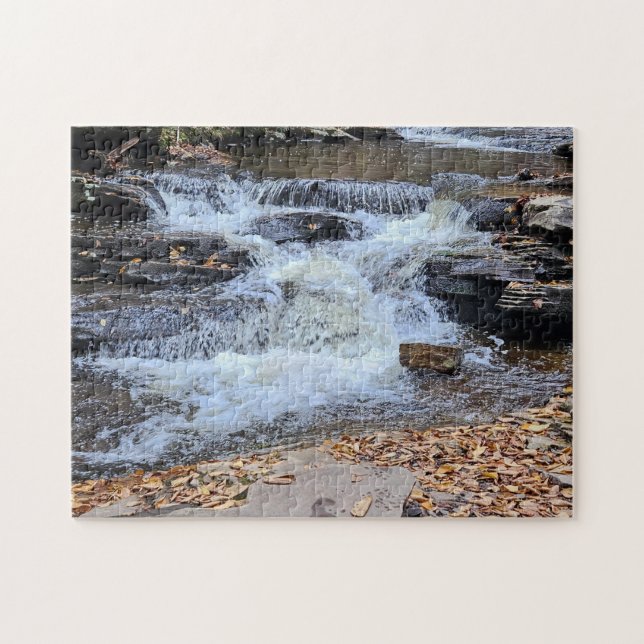 Cascadas en el Rompecabezas de Otoño (Horizontal)