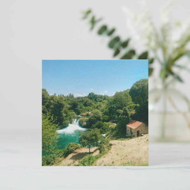 Cascadas Krka - Parque nacional Krka - Croacia (Anverso de pie)