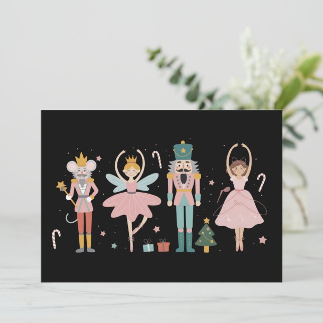 Cascanueces Ballet de Navidad Cute Fiesta (Anverso de pie)