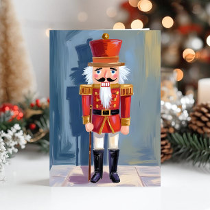 Cascanueces de Navidad   Soldado Rojo Acuarela