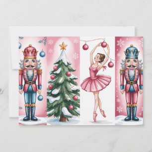 Cascanueces Navidad Acuarela Femenino Festivo