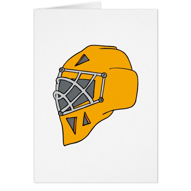 Casco anaranjado del portero (Frente)