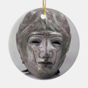 Casco con la decoración de Eagle, romana (plata)