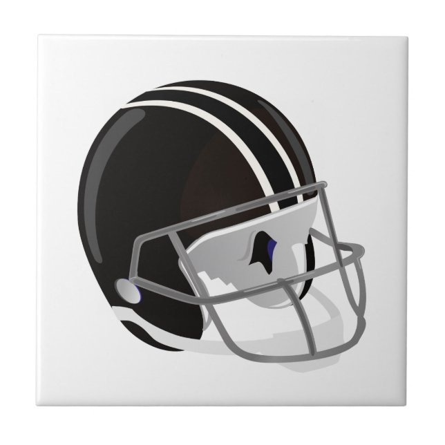 Casco de fútbol baldosa cerámica (Frente)