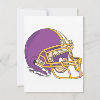 Casco de Fútbol Purple Gold