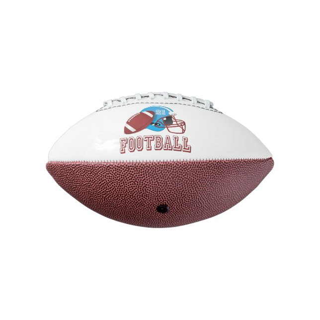 Casco de fútbol y pelota (Girado 270)
