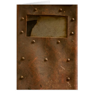 Casco oxidado de la soldadura