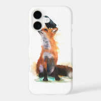 Casco para smartphone, zorro y cuervo