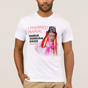 Casé la camiseta de los hombres de Maria
