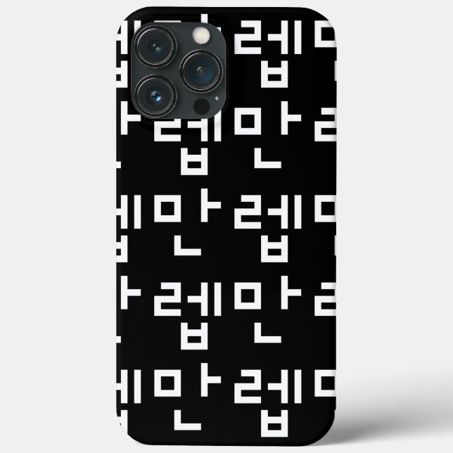 Case-Mate Para iPhone 만 de expertos coreanos 렙 Manleb | Funda de idioma  (Reverso )