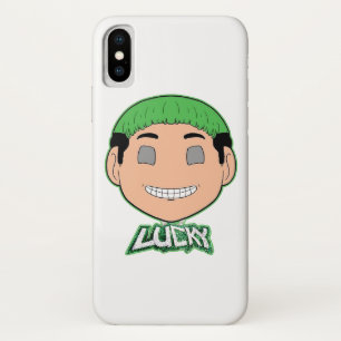 PARA iPhone X AFORTUNADO FUNDA DE LA CARA