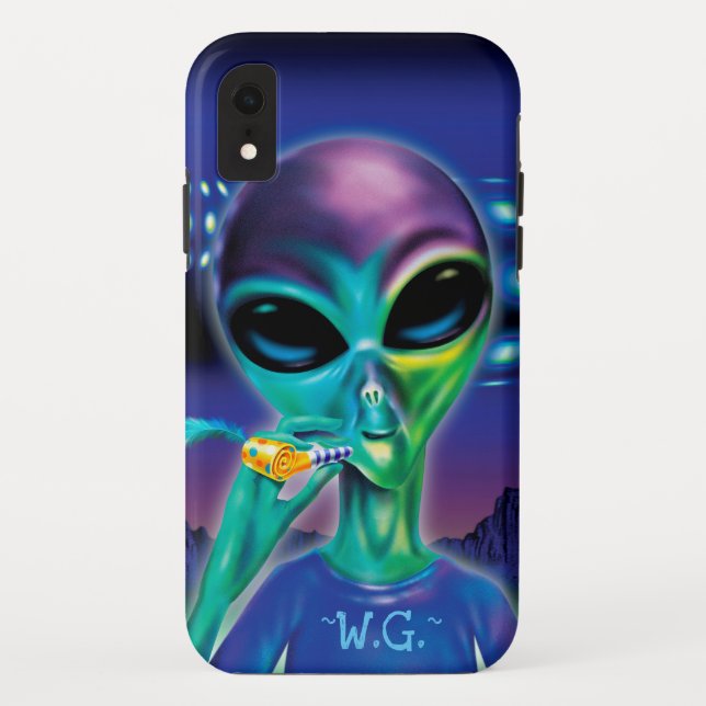 Case-Mate Para iPhone Alien "Llévame a tu Fiesta" personalizado funda de (Reverso)