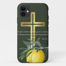 Bendiciones Radiantes: Funda Cristiana de Limón y 