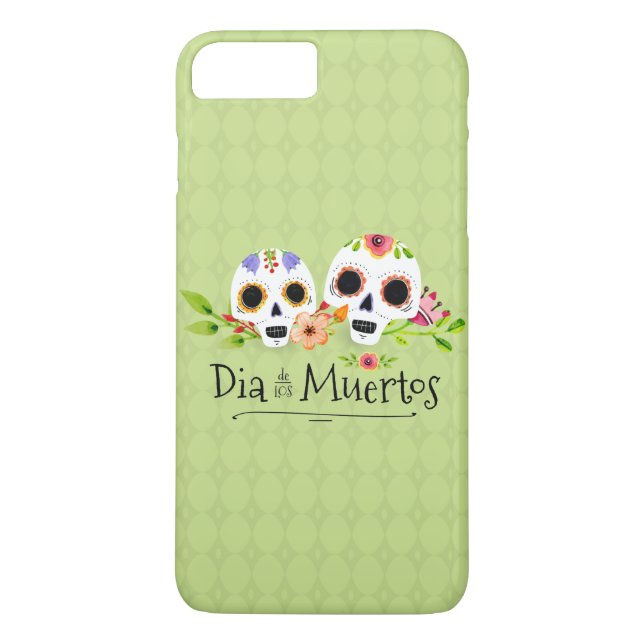 Case-Mate Para iPhone Calaveras de azúcar floral Dia de Muertos | Funda  (Reverso)