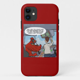 Capitán Byrd Piloto de Jet Cardinal Funda divertid