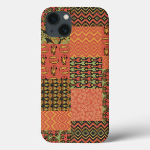 Caso iPad de Funda de patchwork de tribus tribales