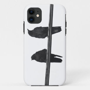 "CUERVOS EN UN CABLE" Funda de teléfono de vida si