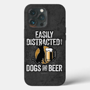 Para iPhone 13 Pro Distracción fácil por perros y iPhon con Funda de 