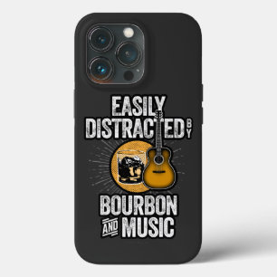 Para iPhone 13 Pro Distraído fácilmente por el Funda de Borbón y Músi