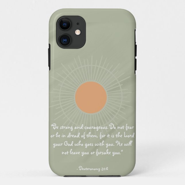 Case-Mate Para iPhone Elegantes bendiciones cristianas en funda de suave (Reverso)