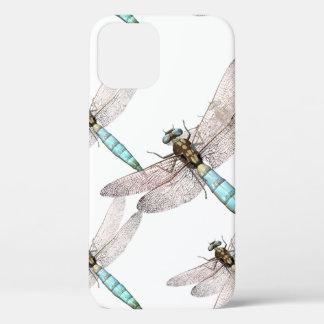 Para iPhone 12 Fuerza aérea de la libélula en un Funda de fondo b