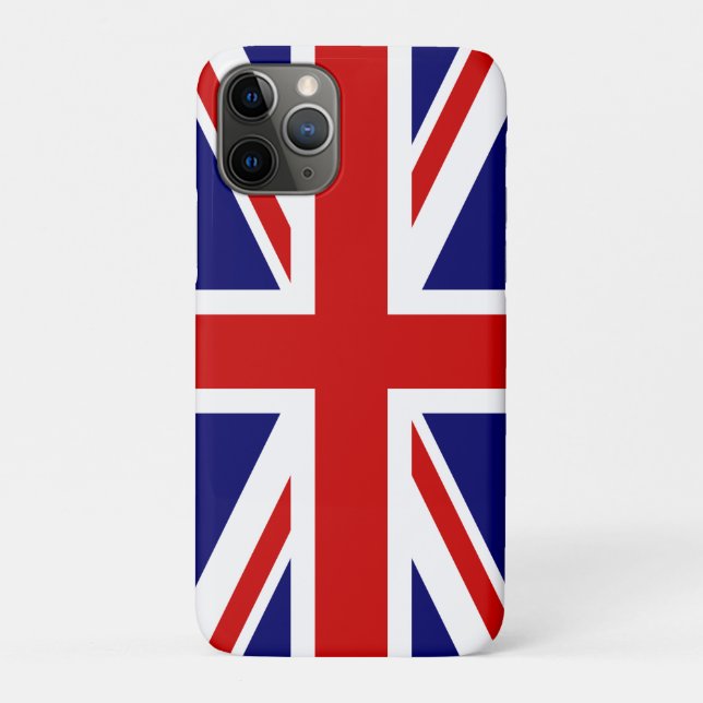 Case-Mate Para iPhone Funda británico de la bandera británica Jack Flag  (Reverso)