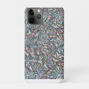 Para iPhone 11 Pro Funda con patrón de mosaico abstracto colorido