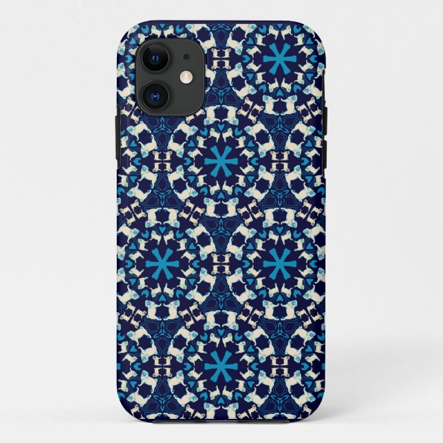 Case-Mate Para iPhone Funda con patrón de Pug (Reverso)