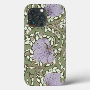Para iPhone 13 Pro Funda con patrón vintage de William Morris Pimpern