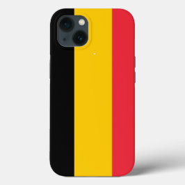 Para iPhone 13 Funda de Apple Patriótico-Mate, Bandera de Bélgica