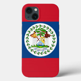 Para iPhone 13 Funda de Apple Patriótico-Mate, bandera de Belice