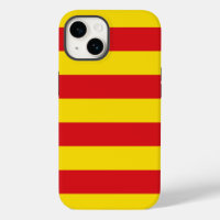 Funda de Apple Patriótico-Mate, bandera de Cataluñ