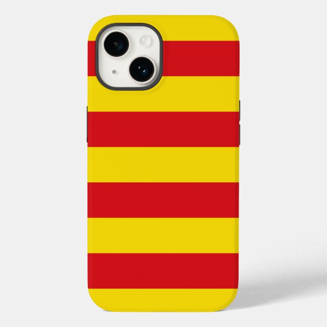 Case-Mate Para iPhone Funda de Apple Patriótico-Mate, bandera de Cataluñ (Reverso )