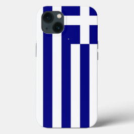 Para iPhone 13 Funda de Apple Patriótico-Mate, Bandera de Grecia