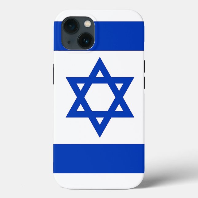 Case-Mate Para iPhone Funda de Apple Patriótico-Mate, bandera de Israel (Reverso )