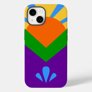 Funda Para iPhone 14 De Case-Mate Funda de Apple Patriótico-Mate, bandera de Manitou