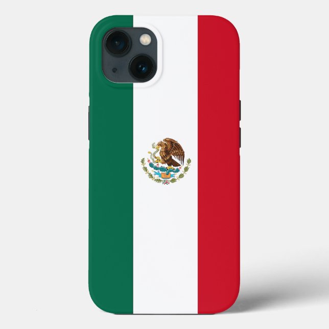 Case-Mate Para iPhone Funda de Apple Patriótico-Mate, bandera de México (Reverso )