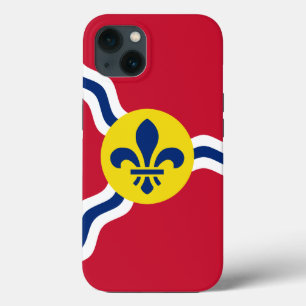 Para iPhone 13 Funda de Apple Patriótico Mate, bandera de St. Lou