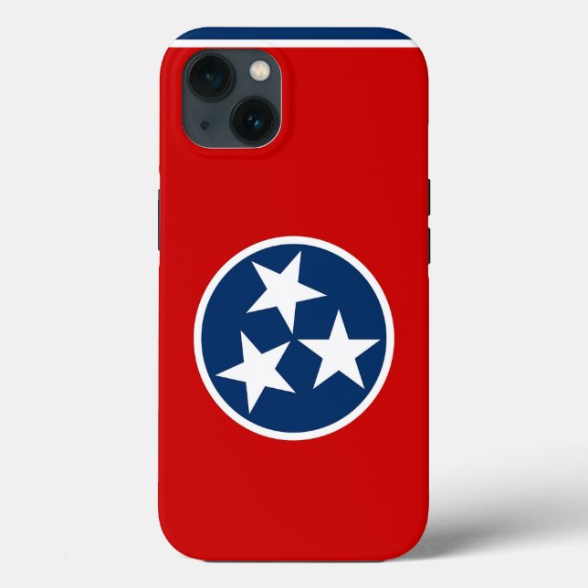 Case-Mate Para iPhone Funda de Apple Patriótico-Mate, bandera de Tenness (Reverso )