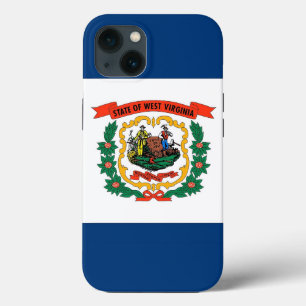 Para iPhone 13 Funda de Apple Patriótico-Mate, bandera de Virgini
