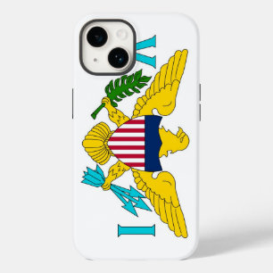 Funda Para iPhone 14 De Case-Mate Funda de Apple Patriótico-Mate, Islas Vírgenes