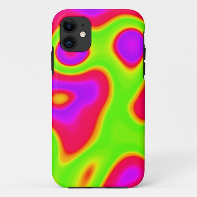 Case-Mate Para iPhone Funda de arte abstracto de Alien (Reverso)