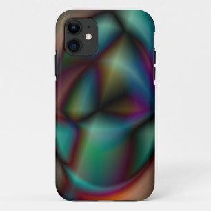 Para iPhone 11 funda de arte de joyas abstractas