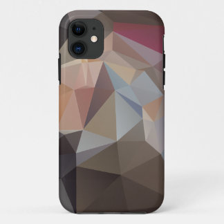 Para iPhone 11 Funda de arte de la pirámide de chocolate marrón y