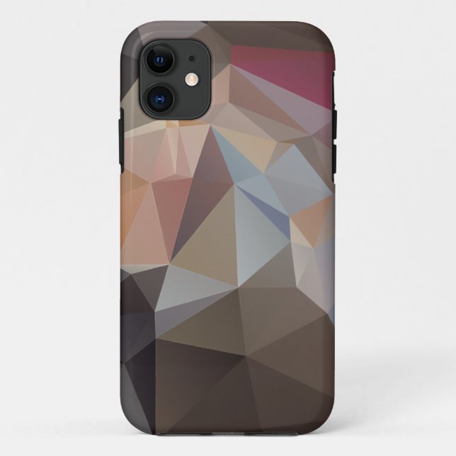 Case-Mate Para iPhone Funda de arte de la pirámide de chocolate marrón y (Reverso)