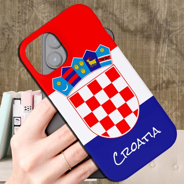 Case-Mate Para iPhone Funda de Bandera Croata, Moda de Croacia / Deporte (Subido por el creador)