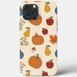 Para iPhone 13 Pro Max Funda de Calabazas de Cosecha de Otoño Fruta Patró
