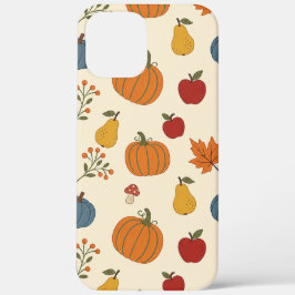 Funda de Calabazas de Cosecha de Otoño Fruta Patró